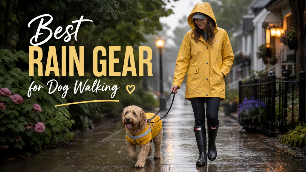 dog walking rain gear