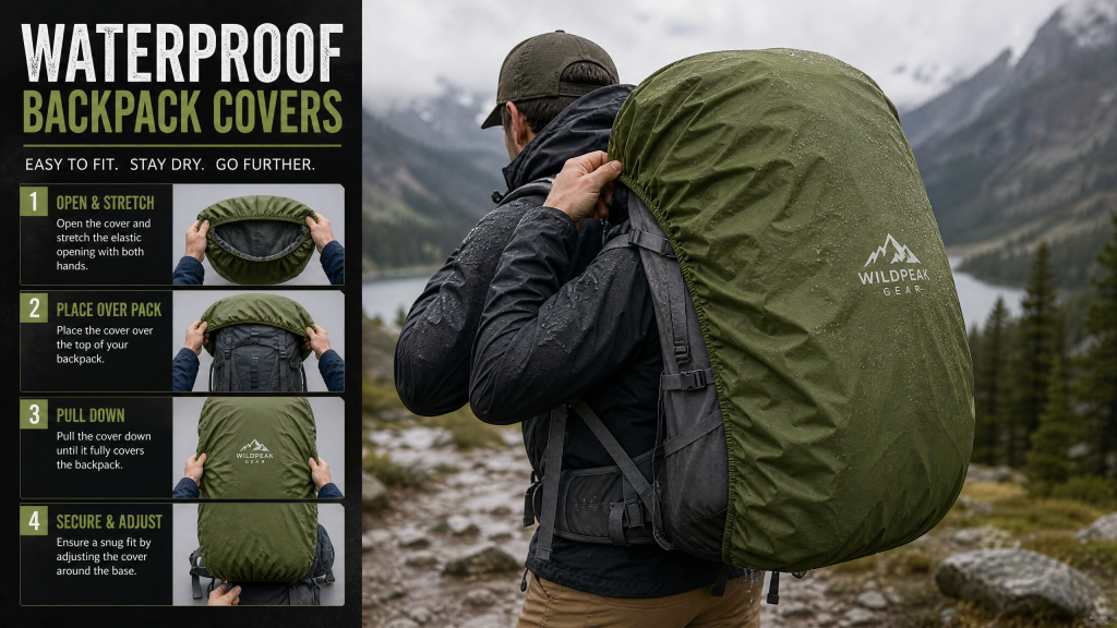 waterproof backpack cover