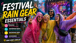 festival rain gear