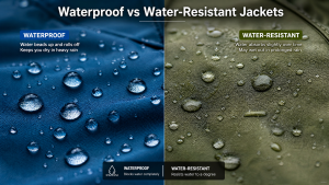 waterproof vs water resistant