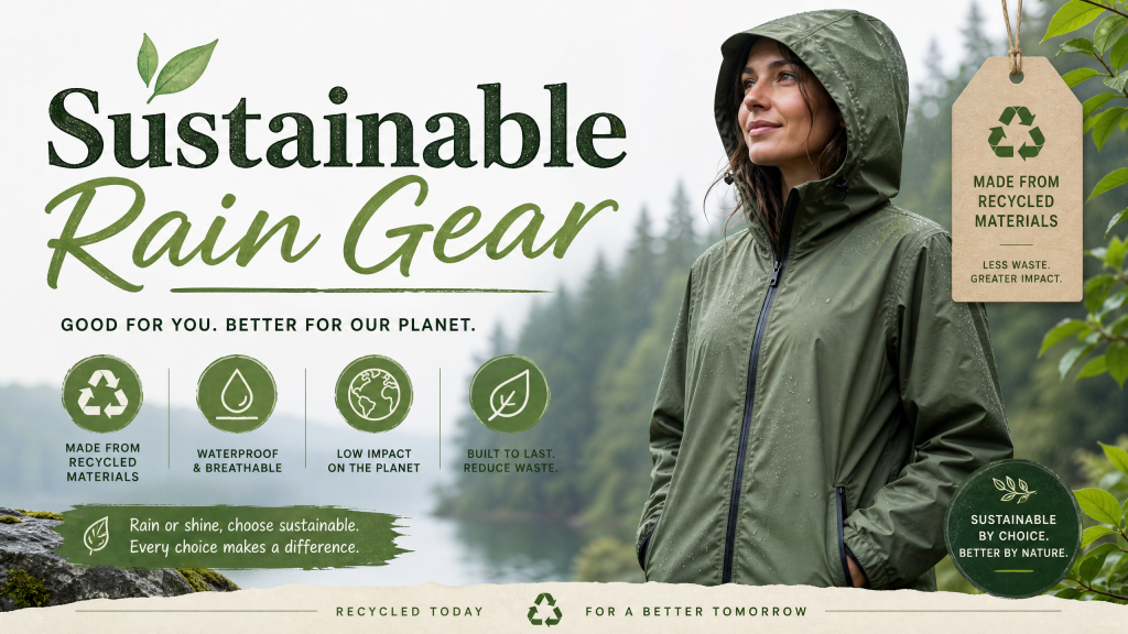 sustainable rain gear